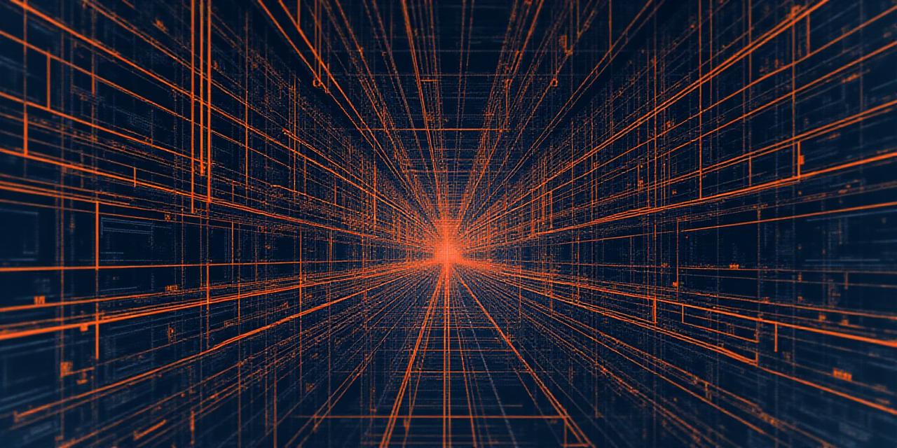 Abstract blueprint of innovation network